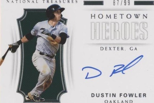 2018 Panini National Treasures - Dustin Fowler #HH-DF