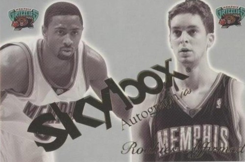 2003-04 Skybox Autographics - Troy Bell/Pau Gasol #4RE