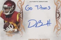2018 Leaf Trinity Deontay Burnett #A-DB1