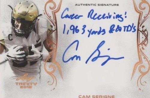 2018 Leaf Trinity Cam Serigne #A-CS2
