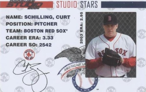 2004 Donruss Studio - Curt Schilling #SS-13