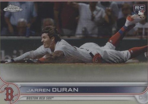 2022 Topps JARREN DURAN Autograph Black 1987 /199 Red Sox