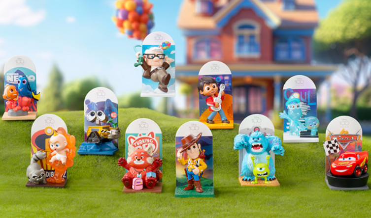 その他 Disney100 PIXAR POPMART Pop Mart Disney 100th PIXAR Series Confirmed Blind Box