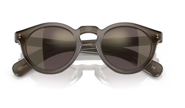 Pre-owned Oliver Peoples 0ov5450su Martineaux 14735d Taupe/chrome Taupe Men's Sunglasses