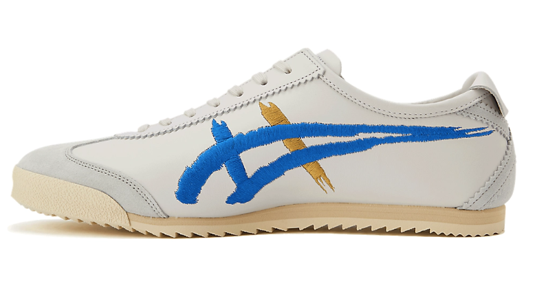 Pre-owned Onitsuka Tiger Nippon Made Mexico 66 Deluxe 1181a119 101 White/blue In Box