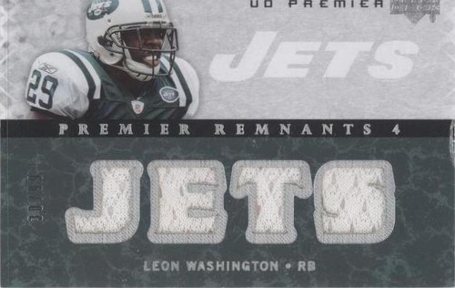 2007 UD Premier Leon Washington #PR4-LW