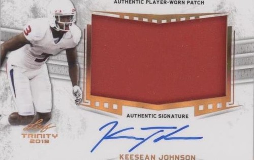 2019 Leaf Trinity Keesean Johnson #PA-KSJ