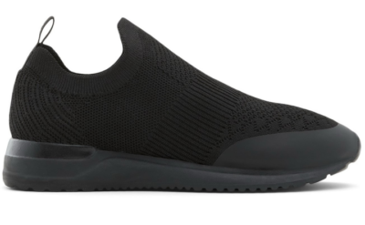 Aldo black cheap trainers womens
