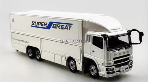 FUSO SUPER GREAT 1/43 ミニカー 1/43 MITSUBISHI FUSO Super Great Bluetech Truck Dealer