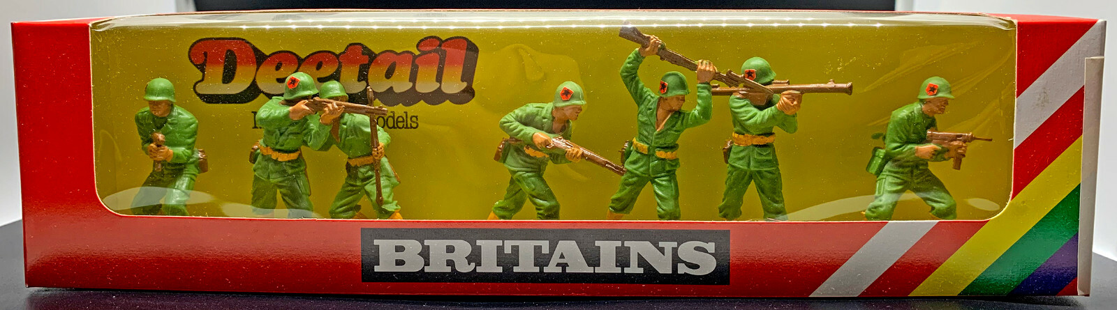 最終値下げ　額装 リプロダクション　大航海　「植民地イザベラ」美品　サンタマリア Britains Deetail WWII U.S. Inf. - 7346 mib - 54mm 1980