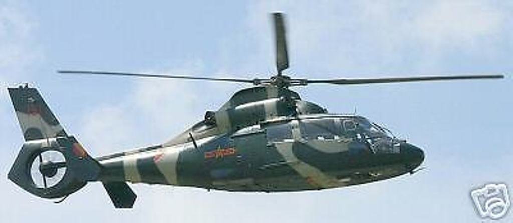 Z-9 Harbin Utility Z9 Helicopter Desktop Wood Model Regular