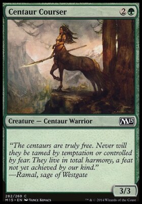 MTG Magic the Gathering Centaur Courser (282/298) Magic 2015 LP