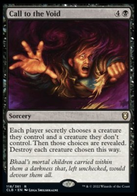 Call to the Void [Commander Legends: Battle for Baldur's Gate] MTG