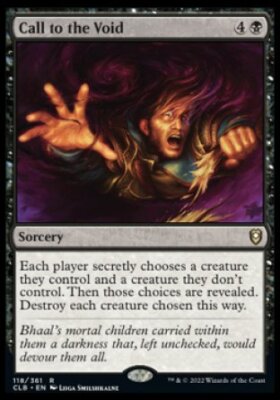Call to the Void [Commander Legends: Battle for Baldur's Gate] Magic MTG
