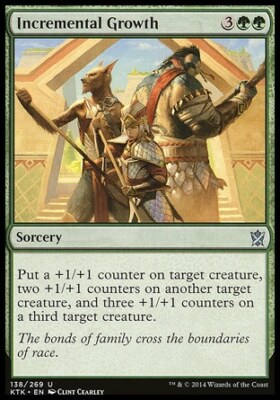 Magic the Gathering MTG Incremental Growth (138) Khans of Tarkir   LP