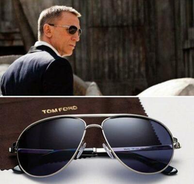 TOM FORD サングラス TF144 Marko 007スカイフォールモデル JAMES BOND SKYFALL Tom Ford MARKO FT0144 18V Silver Blue