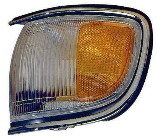LH Left Drive side Side Marker Lamp Chrome fits 1996 1998