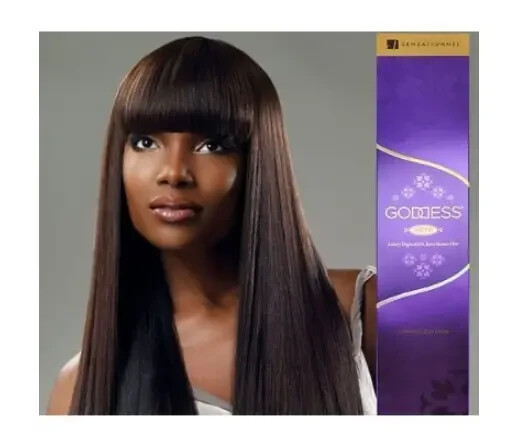 Sensationnel Goddess Luxury Remi Yaki Human Hair 10" Color 1