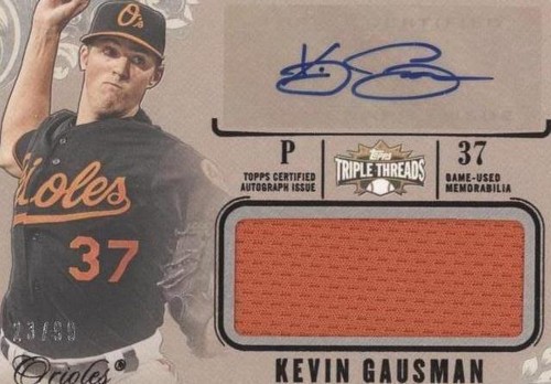 2014 Topps Triple Threads - Kevin Gausman #UAJR-KG