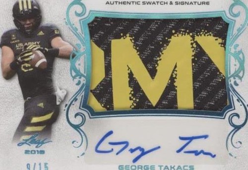 2018 Leaf Metal U.S. Army All-American Bowl George Takacs #PA-GT1