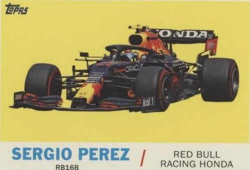 SERGIO PEREZ 2021 Topps Chrome Formula 1 F1 PATH TO THE