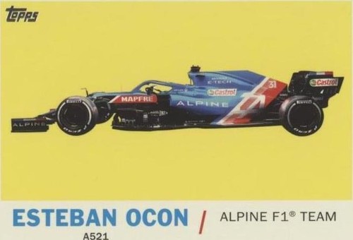 2021 Topps Formula 1 - Esteban Ocon #T61-EO