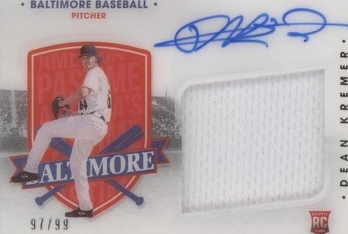 その他 2019 bowman DEAN kremer /499 auto 2019 Bowman Chrome Prospect Auto Refractor /499 Dean Kremer