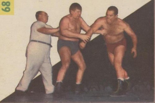 1955-56 Parkhurst Wrestling - Emil Dusek #68