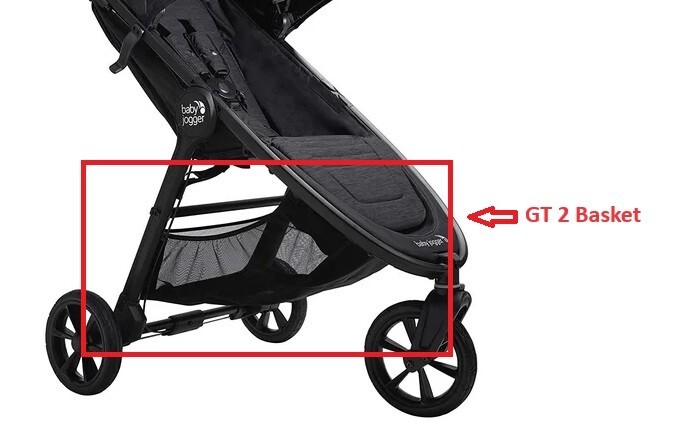 Baby Jogger City Mini GT2 Single Shopping Basket Brand New
