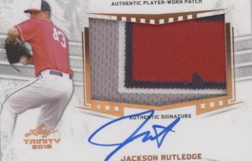 2019 Leaf Trinity - Jackson Rutledge #PA-JR2