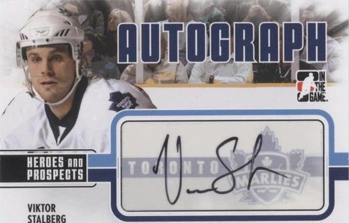 2009-10 In the Game Heroes and Prospects - Viktor Stalberg #A-VS