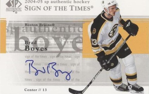 2004-05 SP Authentic - Brad Boyes #ST-BB