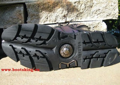 NEW ROCK BOOTS ROCK GOTHIC BIKER BOOTS WATTO LILA SCHWARZ GRÖSSEN VON 39 UND 40