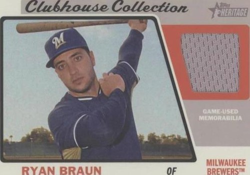 2015 Topps Heritage - Ryan Braun #CCR-RB