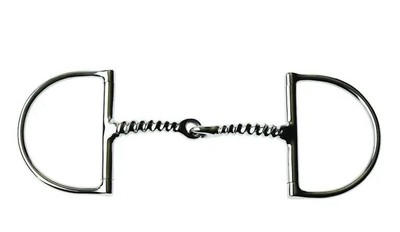JP Korsteel Stainless Steel Corkscrew Dee Snaffle Bit
