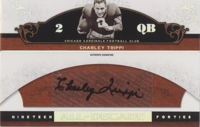 2007 Playoff National Treasures Charley Trippi #AD-CT