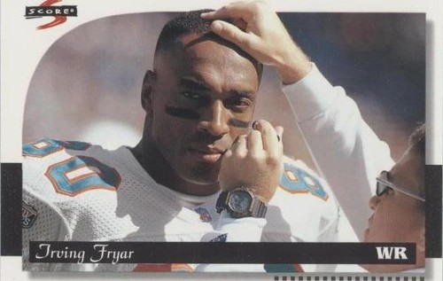 1996 Score Irving Fryar #80