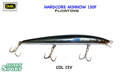 ARTIFICIALE DUEL MINNOW HARDCORE 130F col CIV gr 13 SPINNING MARE