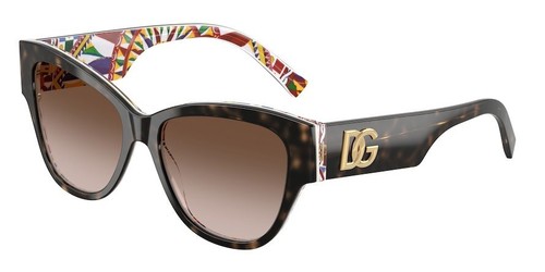 Женские солнцезащитные очки Dolce & Gabbana с золотым покрытием 54 мм DG4449-321713-54