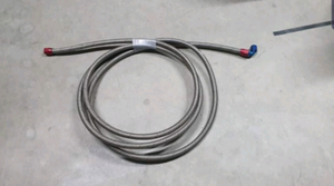 aeroflow fuel stainless steel line meadows seaford br braided 5m internal very use engine