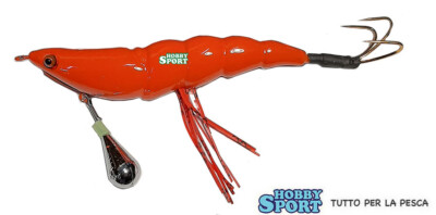 POLPARA POLPO ATTACK EXPERT COL. ROSSO CORALLO  15+15 GR ARTIFICIALE MARE  POLPO