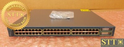 WS-C3550-48-SMI CISCO CAT 3550 48 PORT 10/100BTX ETH SWITCH WITH 2 GBIC SLOT