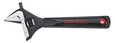Teng Tools 4002WT 6'' Wide Jaw Opening Adjustable Wrench