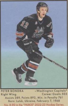 2022-23 Upper Deck Parkhurst Champions - Peter Bondra #R-90