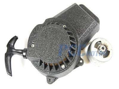 EASY PULL BLACK ALUMINUM PULL START RECOIL 47CC 49CC MINI POCKET BIKE ATV M PU17