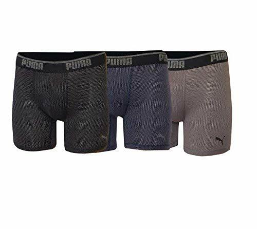 Puma, 3 Pk Men's Performance Mesh Stretch Wicking Boxer