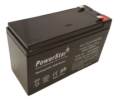 12V 7.0AH Battery Replaces Compatible with APC ES500 ES550 RBC110 RBC2
