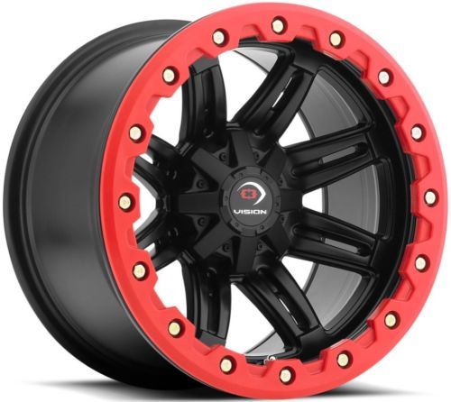 Polaris 1523998-655 Flash Black Offset 50.1 Cast 12x8 Rim RZR 900