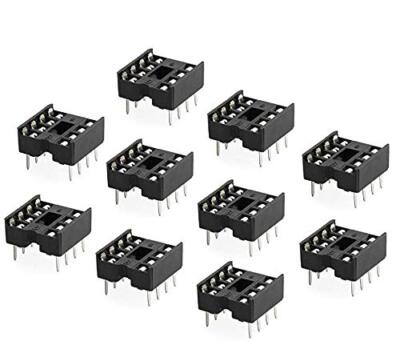 10pcs Dip-8 IC Socket Solder Type Double Row 8PIN DIP Integrated Circuit dip8