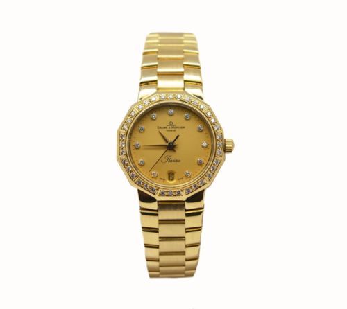 Baume Mercier Riviera 5231, 5131.038 Yellow Gold 3.4mm Crown